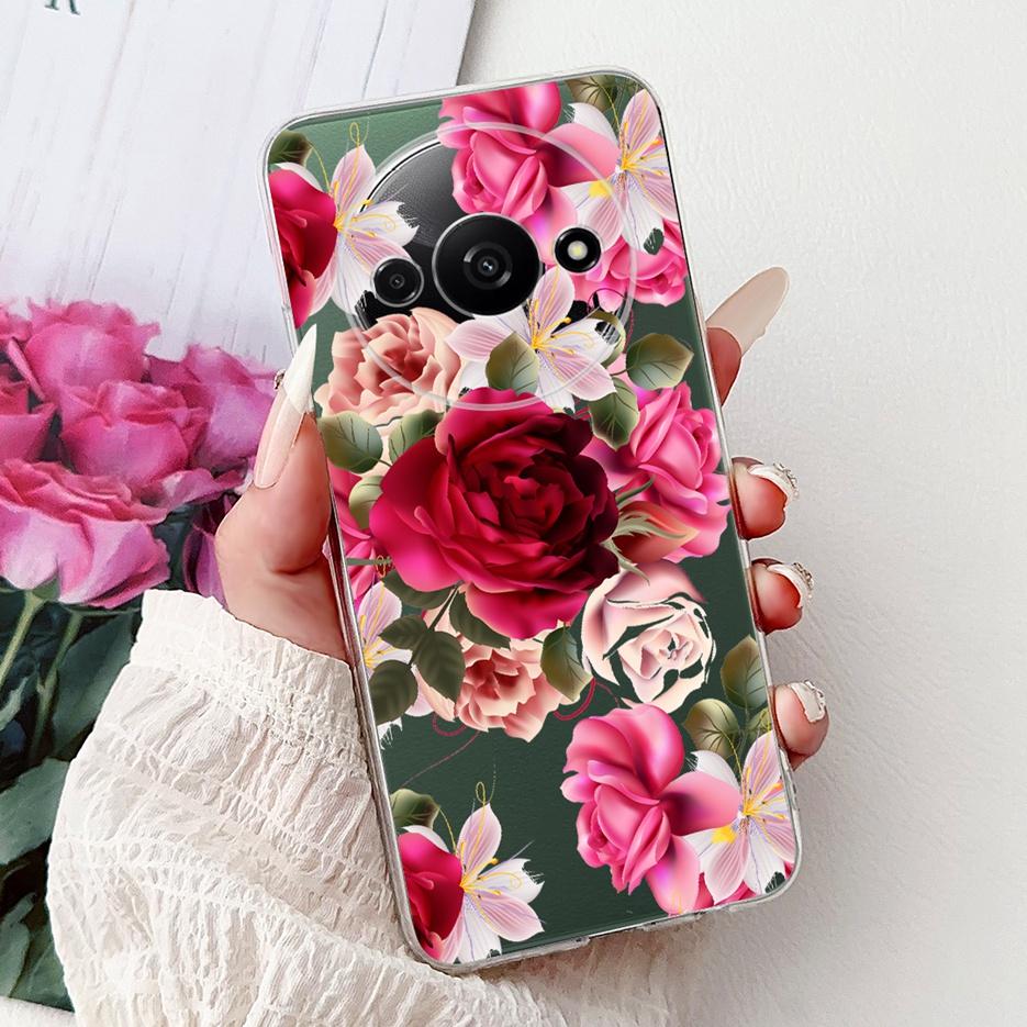 For Xiaomi Redmi A3 A3x Case RedmiA4 New Fashion Painted Cover Clear Silicone Soft Slim Phone Case For Xiaomi Redmi A3 Pro Shell