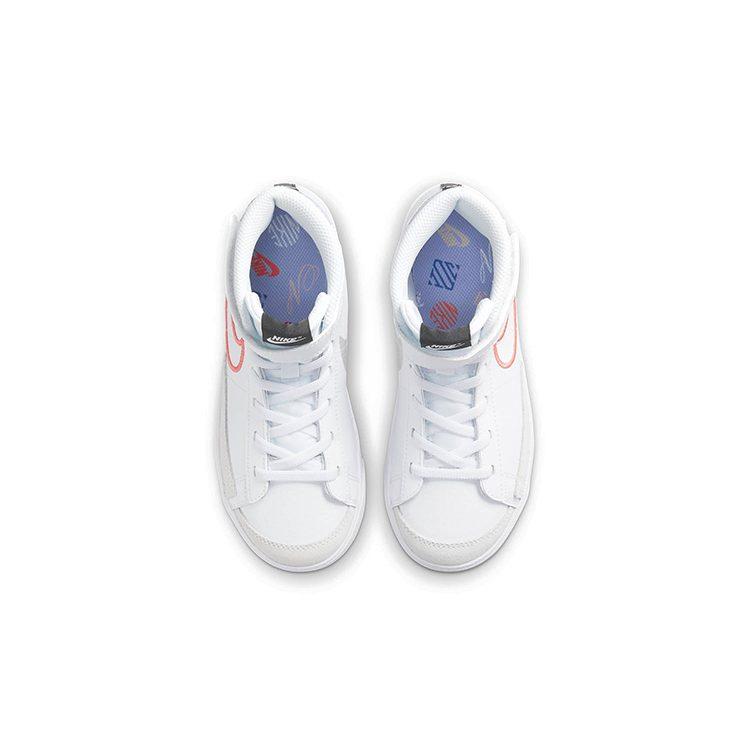 Nike Blazer 77 SE Resistenti all'Abrasione Antiscivolo Scarpe da Skateboard Mid-top Bianco Grigio Viola DJ0266-100