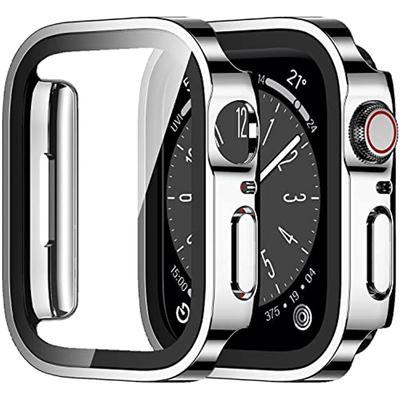 Wodoodporna obudowa do zegarka Apple Watch 7 8 9 45 mm 41 mm Szkło ochronne na ekran Zderzak hartowany iWatch 5 SE 6 44 mm 40 mm Akcesoria