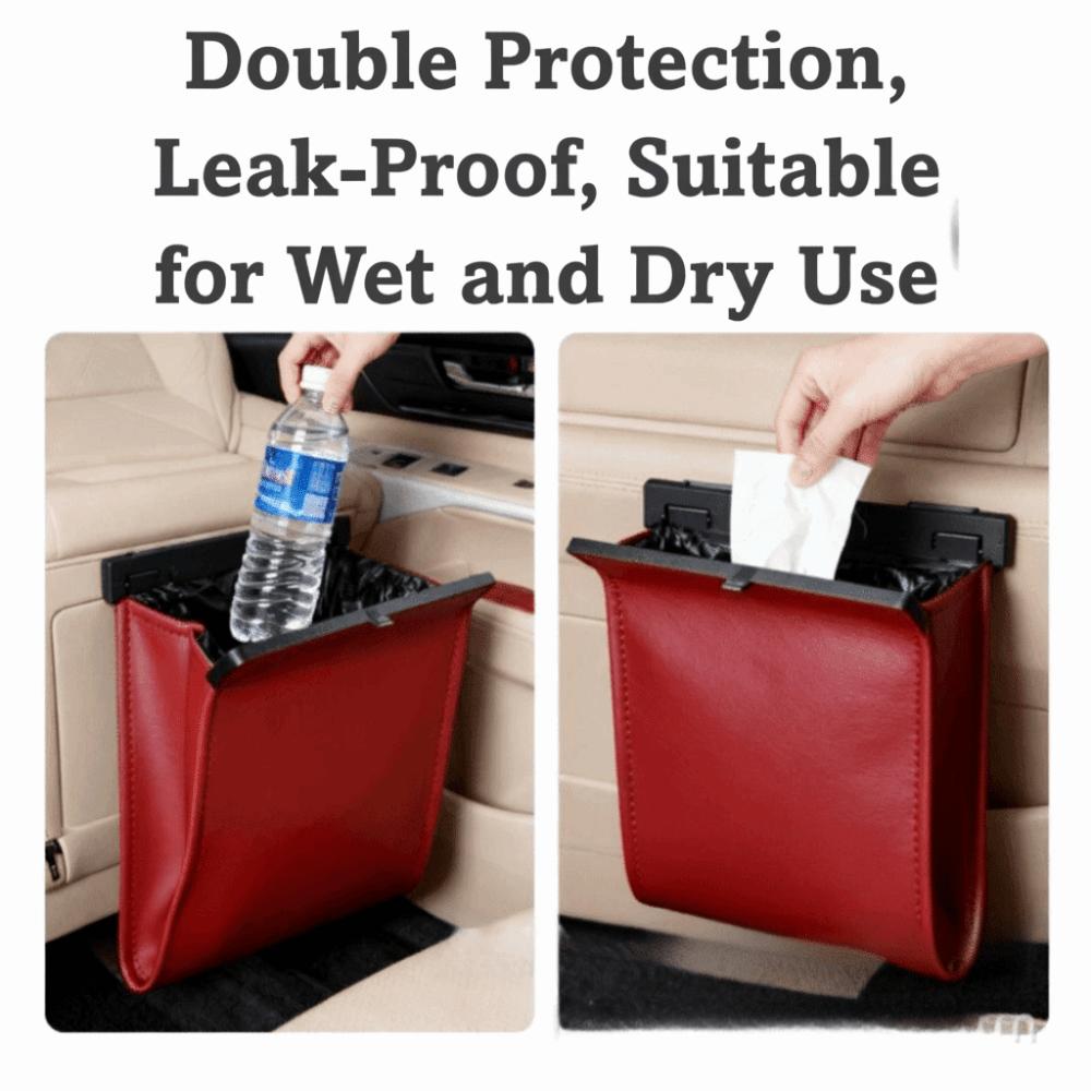 Waterproof Car Trash Can Magnetic Car Supplies Portable Car Rear Seat Truck