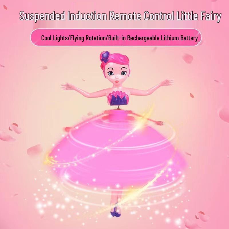 USB Charging Induction Fairy Crystal Ball - Colorful Levitation Toy for Kids