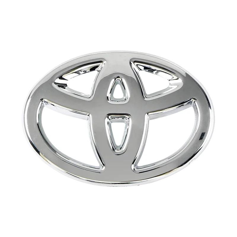 Emblem Badge 6.5x4.5cm Sticker for Toyota Corolla Camry RAV4 Yaris Vios Hilux Prius CHR Car Steering Wheel Center Logo Styling