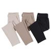 Spring Elastic Waist Straight-Leg Pants for Middle-Aged Women - Casual and Stylish
