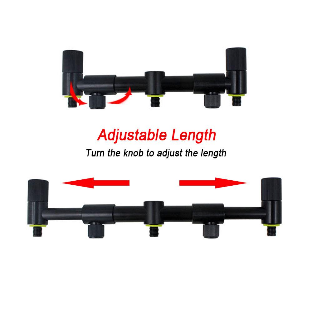 Extending Bank Stick Carp Fishing Adjustable Aluminum Bankstick Pole Rest for Bite Alarm