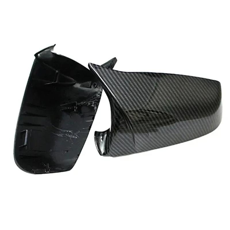 For BMW 5 6 7 Series E60 E61 E63 E64 F06 F07 F10 F11 F13 F01-F04 Side Mirror Cover Caps Carbon Fiber Look Car Exterior Accessory