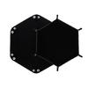 Dices Folding Tray PU Leather Velvets Holder Portable Folding Dices Rolling Tray