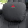 Semišová Dekorace Auta Vnitřní Opěrka Hlavy Polštářek na Krk pro Mitsubishi Ralliart Lancer EX ASX Pajero Outlander Eclipse EVO Grandis