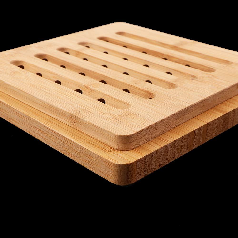 Home Kitchen Non-Slip Natural Heat Resistant Pan Stand Insulation Mat Dishes Holder Pot Trivet
