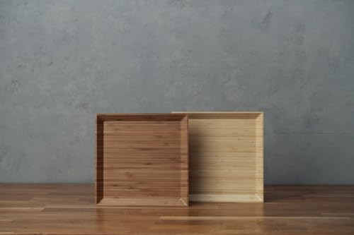 RIVERET RV-412WB Square Dinner Plates, 24-Pair Set