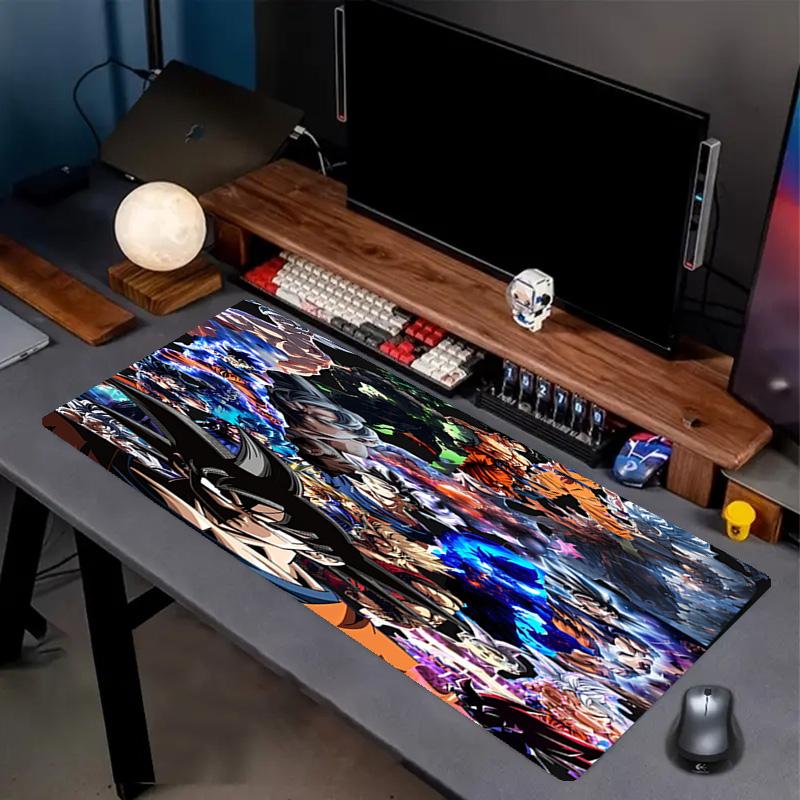 Dragon Ball Print Mouse Pad, Anti‑Slip Desktop keyboard Mat, for PC Laptop Gaming Working Daily Use, Cool Festival Surprise Gift