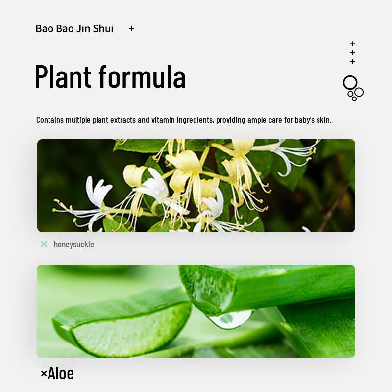 Baobao Jinshui Baby Honeysuckle 2-in-1 Shampoo & Shower Gel