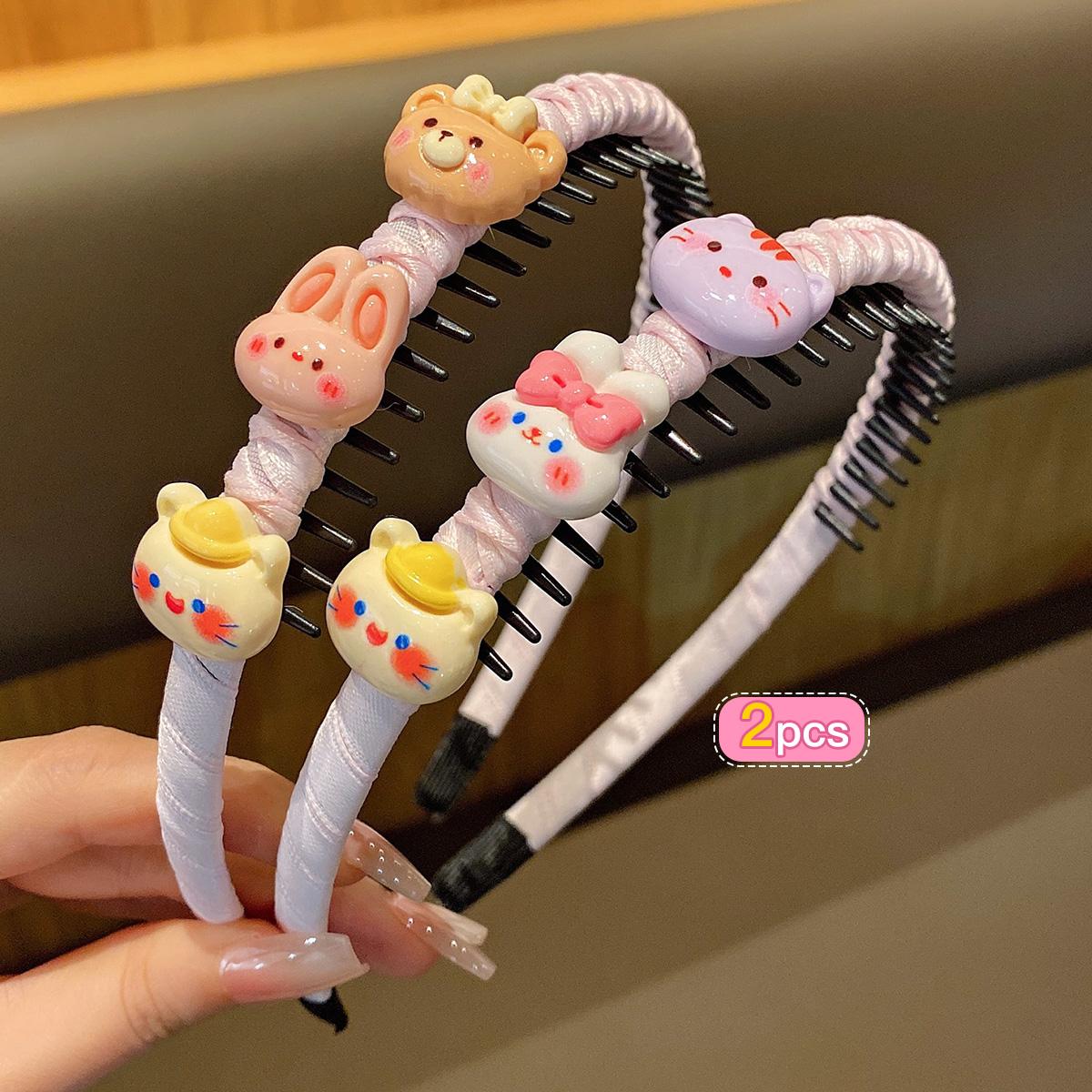 

2 cute cartoon headbands and sweet hair accessories