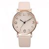 Khorasan Fashion Womens Quartz Watch With Leather Strap For Casual And Office Use