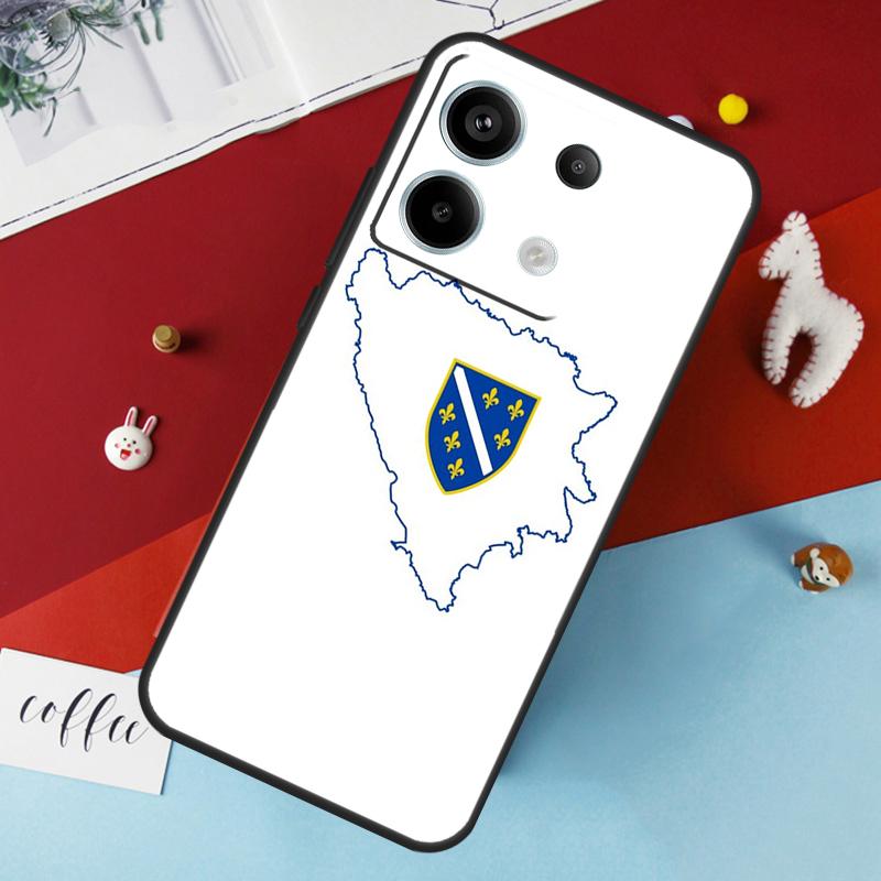 Bosnien Flagge Hülle Für Xiaomi Redmi Note 14 Pro 13 12 11 10 15 Pro Plus Redmi 14C 15C 10C 12C 13C 15 Abdeckung