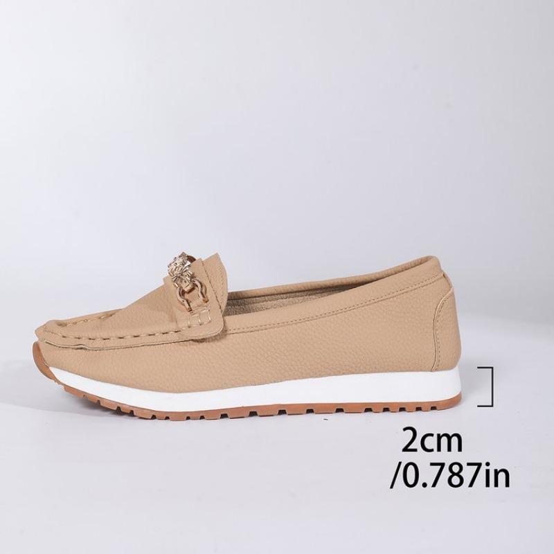 New Large-sized Women's Shoes with A Round Toe, Shallow Opening, Low Heel and Flat Bottom for Comfortable and Casual Wear