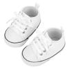 Autumn Baby Girls Boys Canvas Sneak Soft Sole Anti-Slip Shoes Newborn Prewalkers Lace-up Infant First Walkers Shoe 0-18M