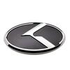 9 colors ABS K Logo Car Front Hood Rear Trunk Logo Emblem Badge Stickers for Kia Sportage Sorento Optima Forte Rio Stinger K5 hrkqj80
