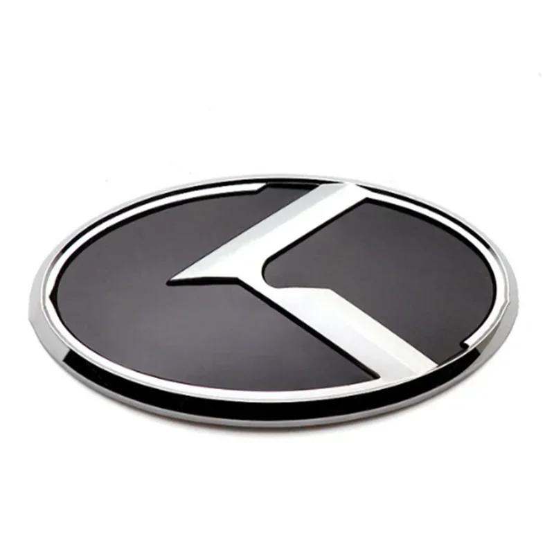 9 colors ABS K Logo Car Front Hood Rear Trunk Logo Emblem Badge Stickers for Kia Sportage Sorento Optima Forte Rio Stinger K5 hrkqj80