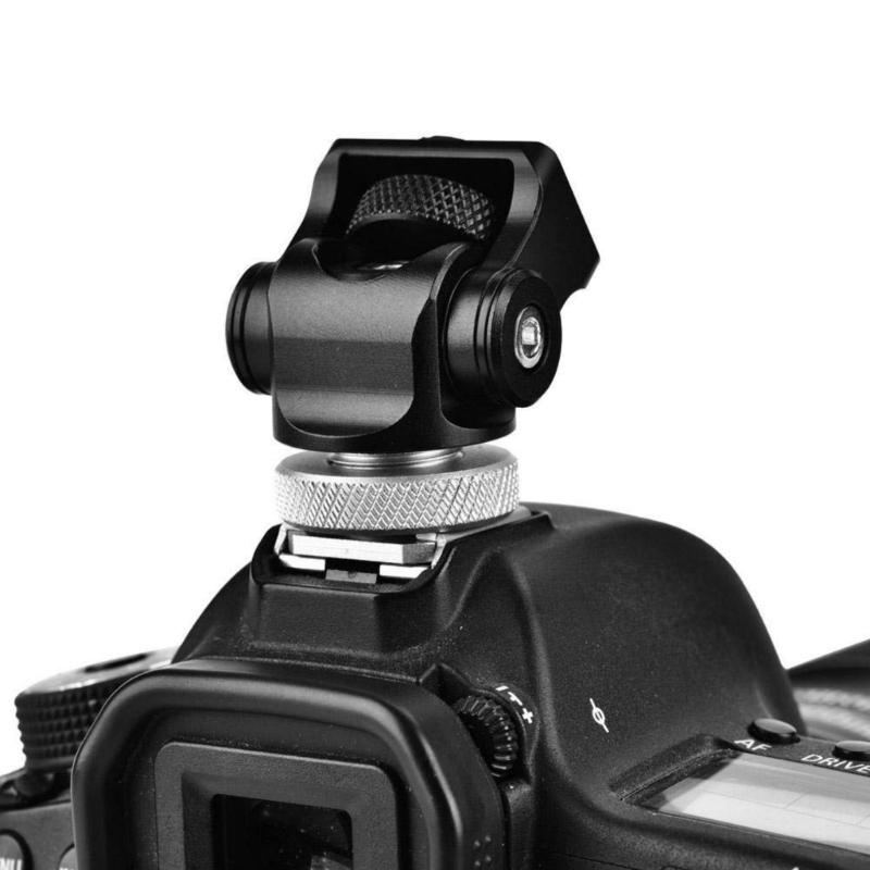 Mini Hot Shoe Stand Snails Tripods Mount for DSLR Cameras Featuring Adjustable Damping for Enhanceds Stability