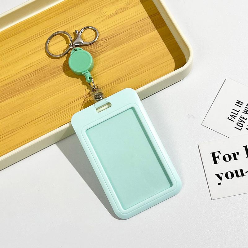 Cute Badge Holder Retractable Badge Clip Colorful Badge Reel With Id Card Holder For Nurse Office Hospital Supplies