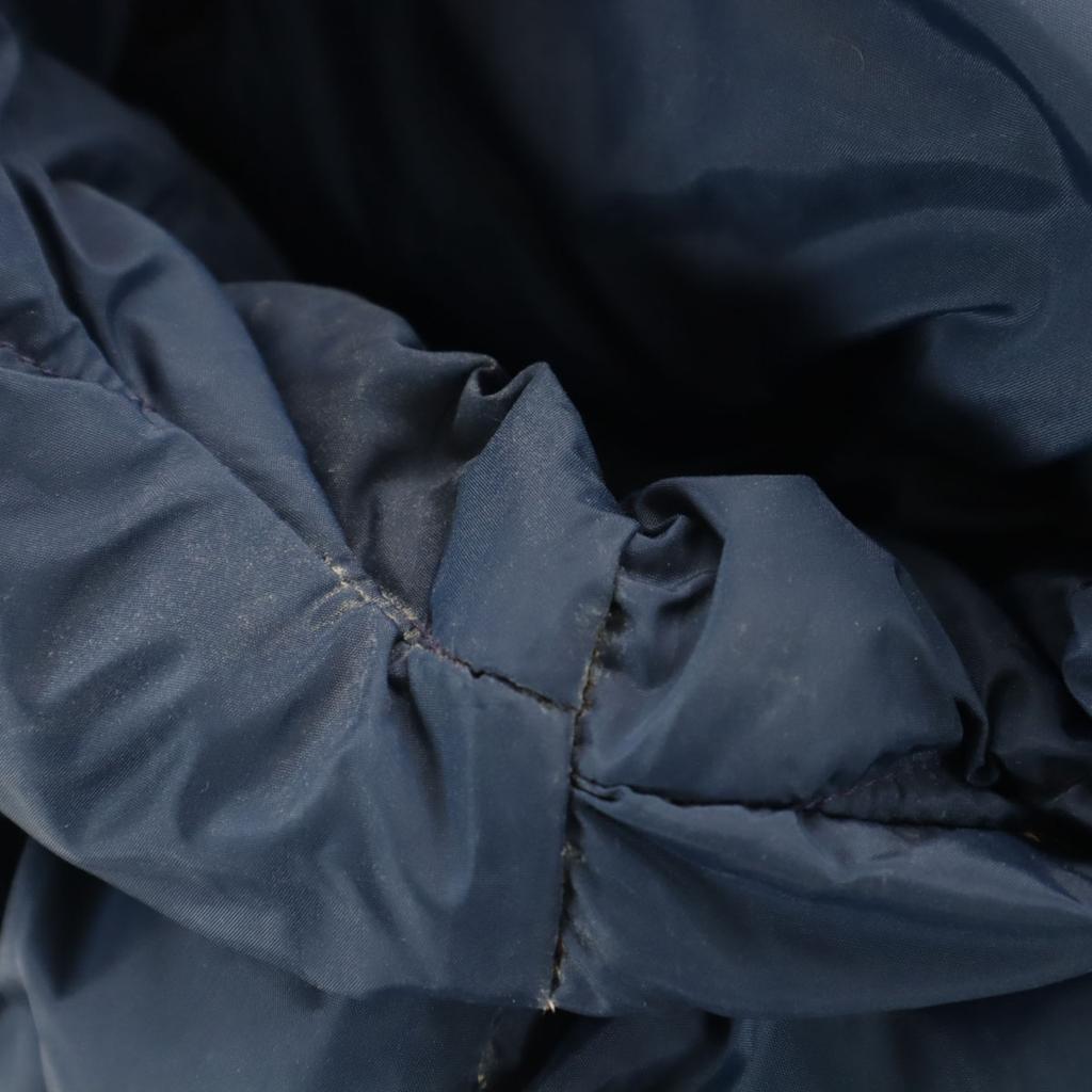 SCHOTT 90s Made In USA Old Down Jacket L Navy Men's Used