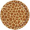 Woodland Animals Disposable Plates Jungle Safari Birthday Animals Giraffe Zebra 1st Birthday Party Decor Leopard Print Plates