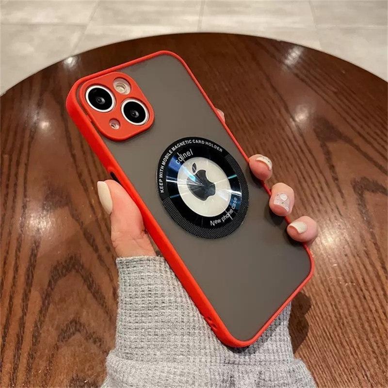 Luxury Matte For Magsafe Magnetic Wireless Charging Case for IPhone 14 13 11 12 Pro Max Plus Shockproof Transparent Cover