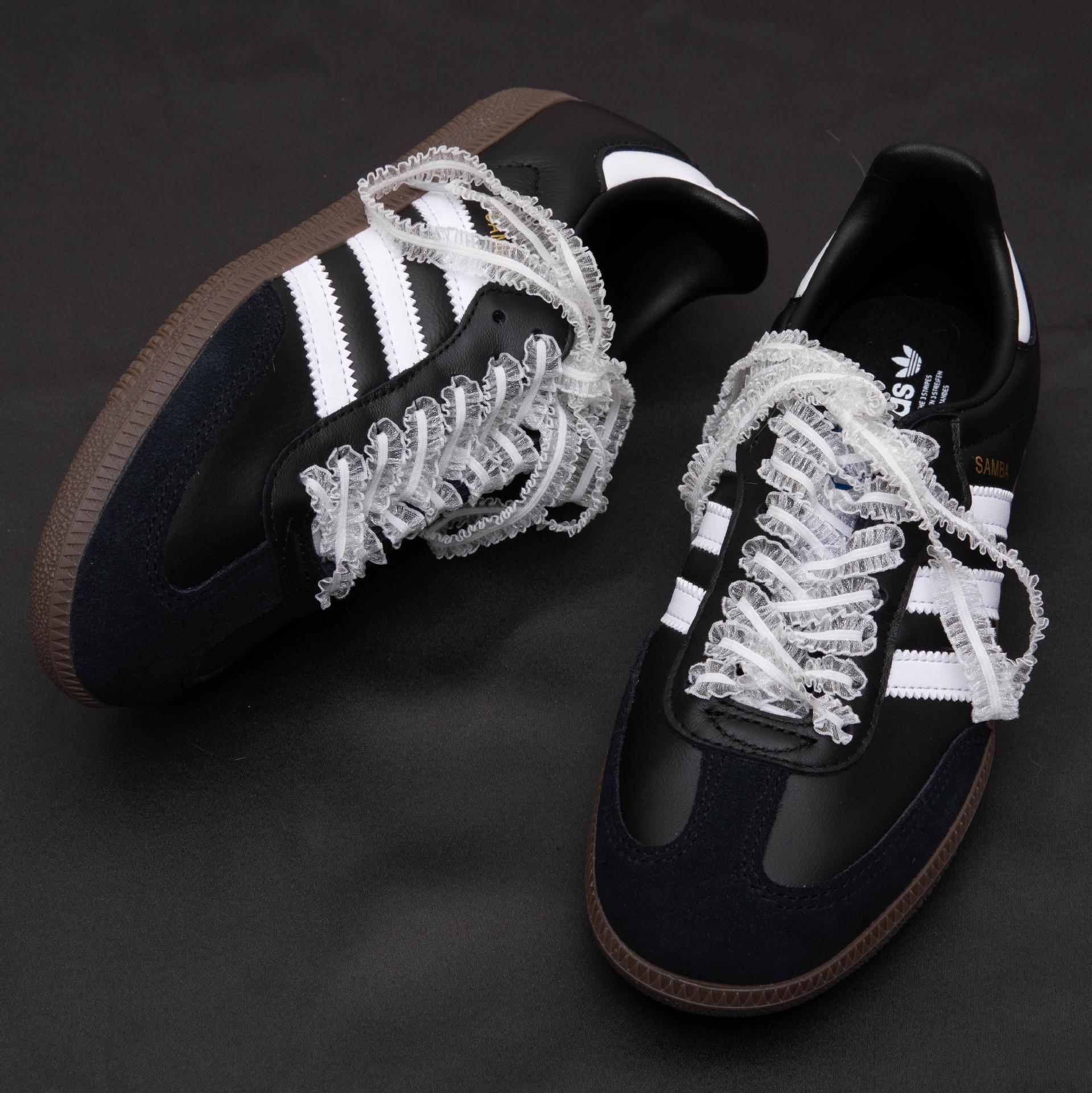 

Вдохновленные балетом жемчужные шнурки с кружевной оборкой и бантом для тренировочной обуви с Т-образным носком 80 cm