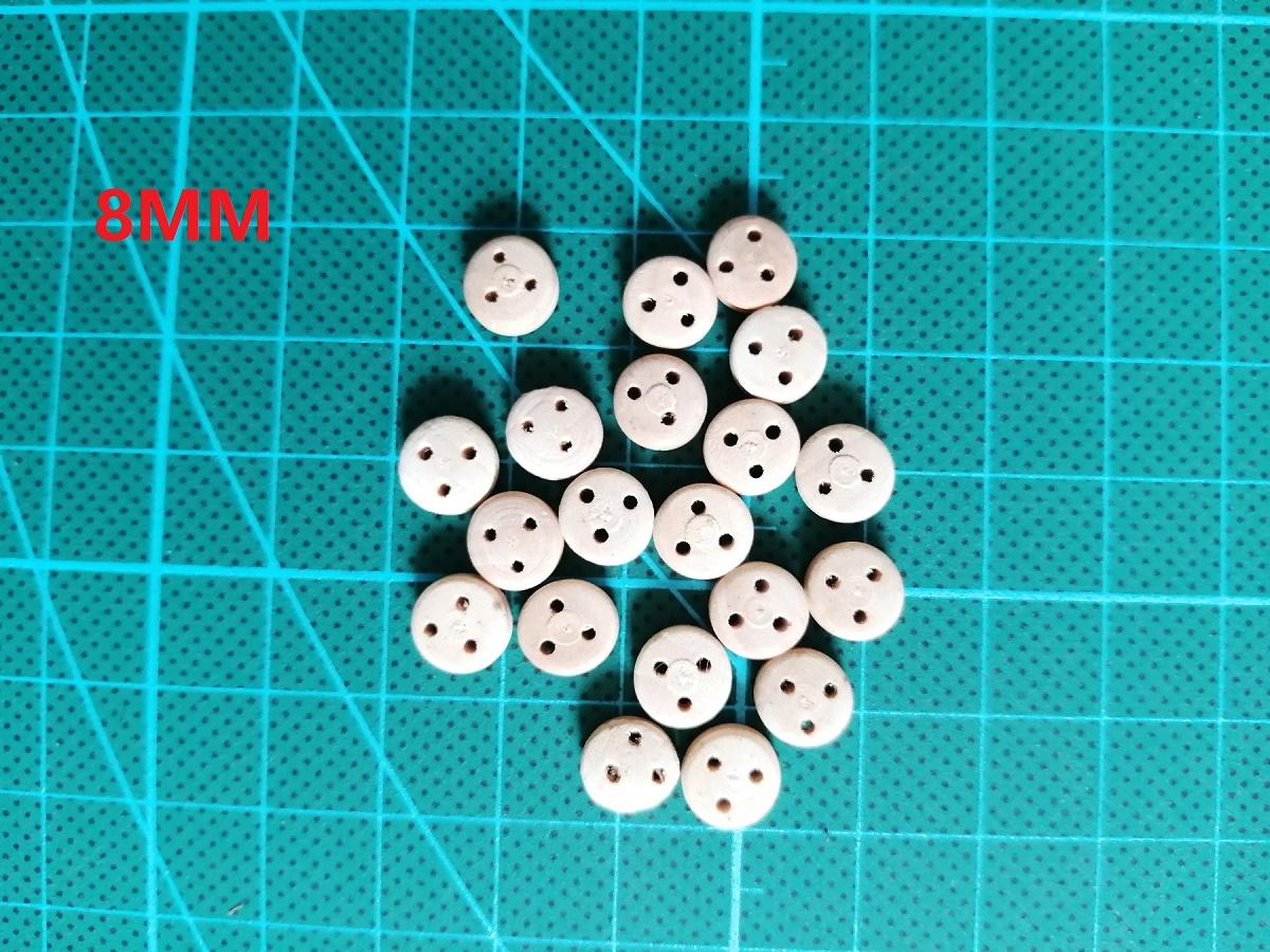 

5 размеров на ваш выбор, деревянные модели кораблей, строительные наборы, аксессуары, деревянные блоки, 20 шт. 8mm