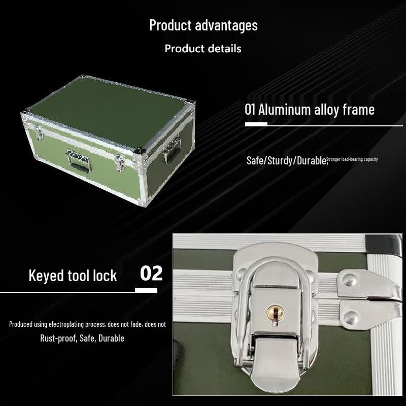 Jingdun Heavy-Duty Aluminum Alloy Storage Case