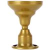 2 Stück Kerzenhalter Europäischer Stil Einfach Retro Doppelnutzung Kerzenständer für Schreibtischdekorationen Geschenke(Gold )