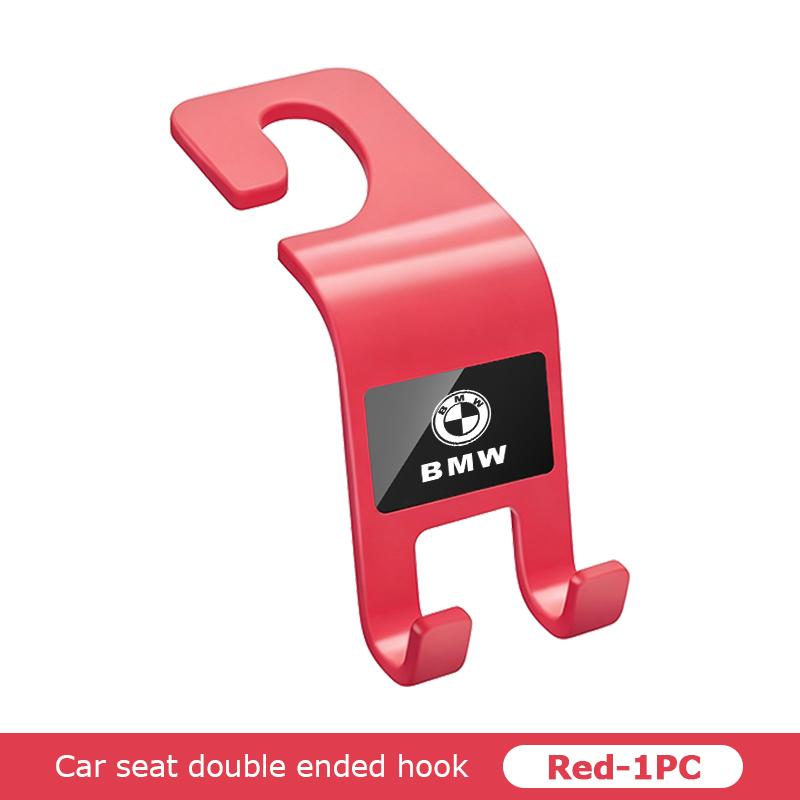 Car Seat Back Dual Head Hook Multifunctional Holder Hooks For BMW M Performance E36 E46 E60 E90 E91 E92 E93 F30 F20 G111