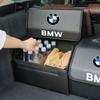 CDKO4 Leather Car Trunk Collapsible Organizer Foldable Storage Box For BMW X1 X2 X3 X5 X4 X6 X7 G30 G20 G32 G11 G12 F40 F30 Stickers