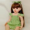 Adorable Betty Reborn Toddler Doll for Age 3+ Years Old Girl 22'' 55CM Silicone Full Body Long Pasted Hair Princess Realistic Newborn Baby Doll Toys