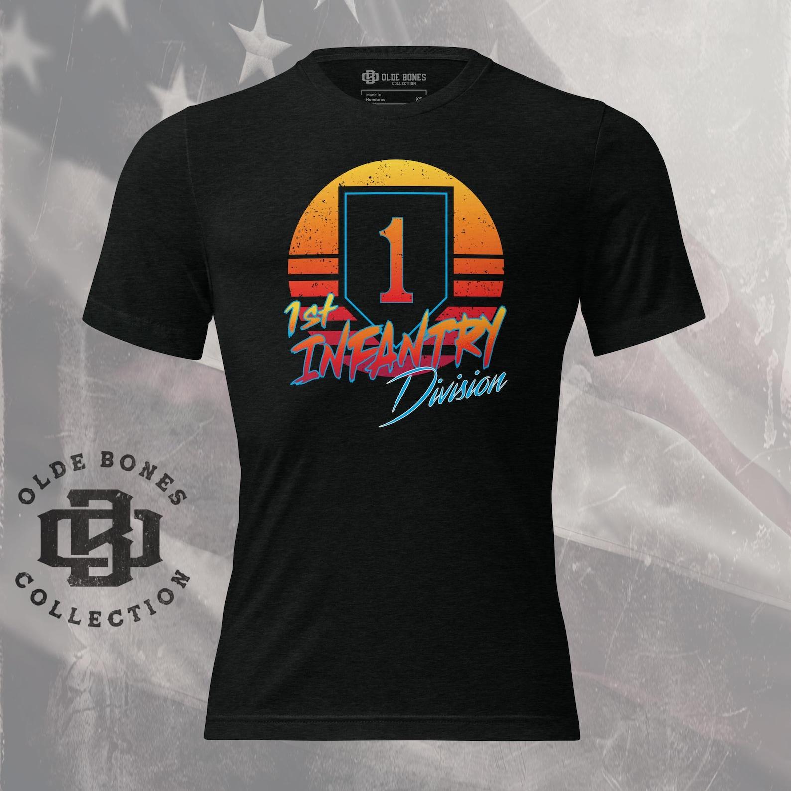 Army 1st Infantry Division T-Shirt, Military Shirt, Army Shirt, Army Veteran, American Military S
