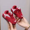 Children's Red Mesh Sneakers: Breathable Autumn Walking Shoes for Toddlers, Boys, and Girls