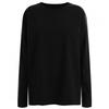 Shop   Women S 6color Round Neck Long Sleeve T ShirT Black Dai wSh 12129