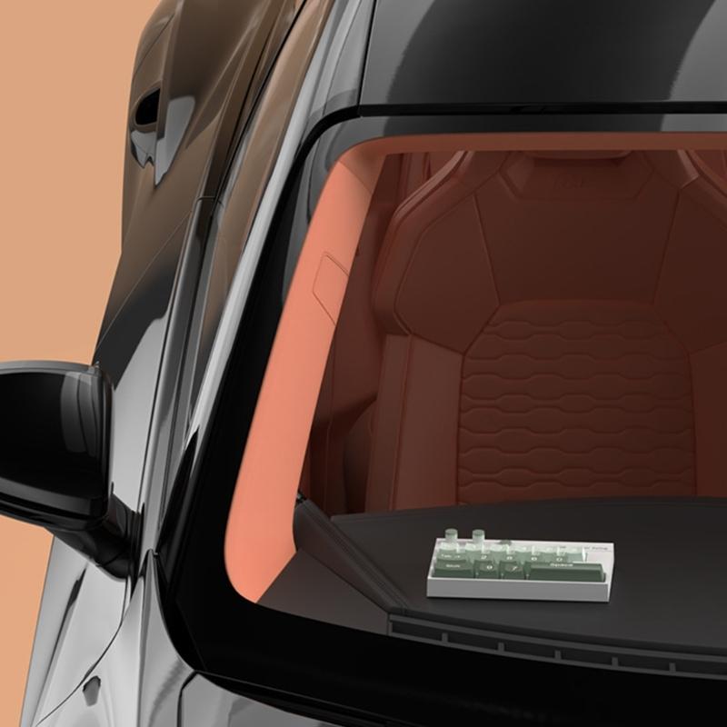 Temporary Parking Card Keyboard Shape Cellphone Number Plate Car Dashboard Telephone Number Plate Car Interior Accessory