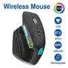 Multi-Device Wireless Mouse 1000-4000DPI Bluetooth-Compatible 5.0+2.4G Right Hand Computer Mice Optical Gamer Mice for Laptop PC