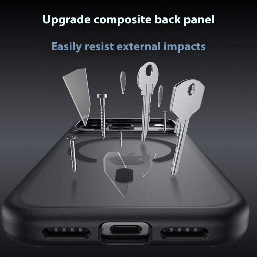 BENKS For iPhone 17 Pro Magnetic Case Skin Feel TPU + PC Phone Cover Compatible with MagSafe