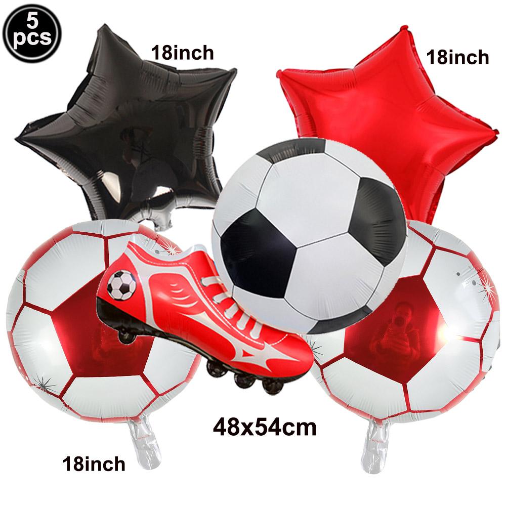 Standing Soccer Foil Balloon Kids Football Theme Birthday Party Baby Shower Decor Football Club Decor Supplies Boys Gifts