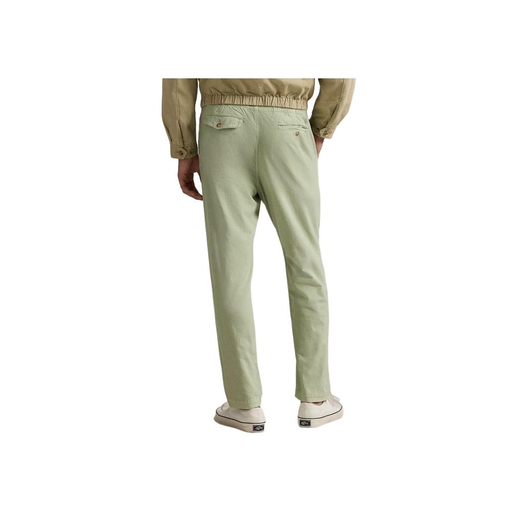 Polo Ralph Lauren Einfarbig Elastischer Kordelzug Besticktes Pony Lange Freizeithose Herren Unterteile Smaragd 710958589-003