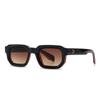 Lightweight Comfortable Durable High Quality High End Designer Style Trendy Retro Square Shaped Female Male Sun Glasses