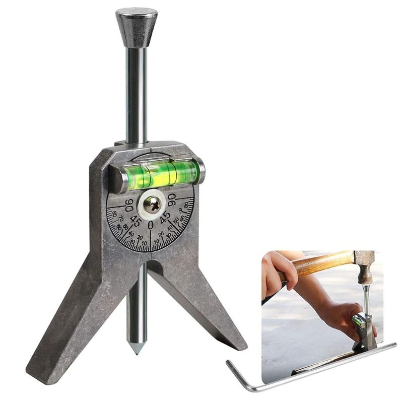Safety Pipe Marker Centering Tool,Use to Measure Pipes 0.5" and Up, Standard 4" Y-Type Head Adjustable Set Level