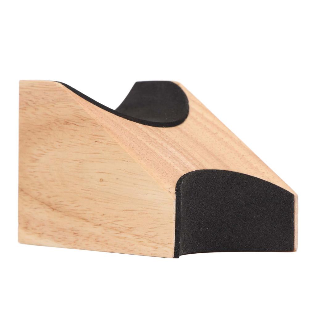 Wooden Guitar Neck Rest 2 Different Heights Non Slip Neck Pillow Support Rack for Ukulele Banjo