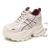 Women's Trendy Autumn 2026 Versatile Daddy Shoes: Fashionable Height-Boosting Casual Sneakers with Thick Soles