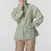 Nike Oversized Hooded Zipper Solid Jacket Women Jackets Green FN3670-370