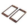 2PCS Wood Color Humbucker Pickup Frame Wood Double Coil Mounting Ring  For Guitarists And Luthiers
