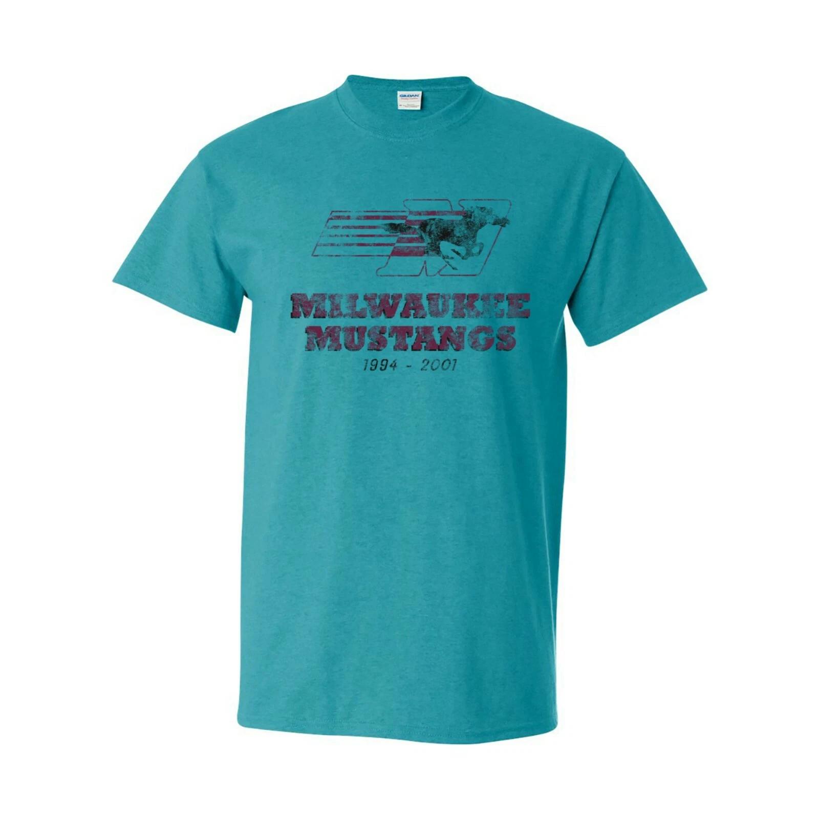 AFL Milwaukee Mustangs UGP Classics Basic Cotton T-Shirt - Antique Jade Dome XL