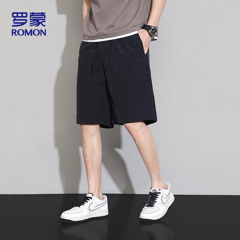 ROMON Men's Casual Drawstring Shorts ZH682